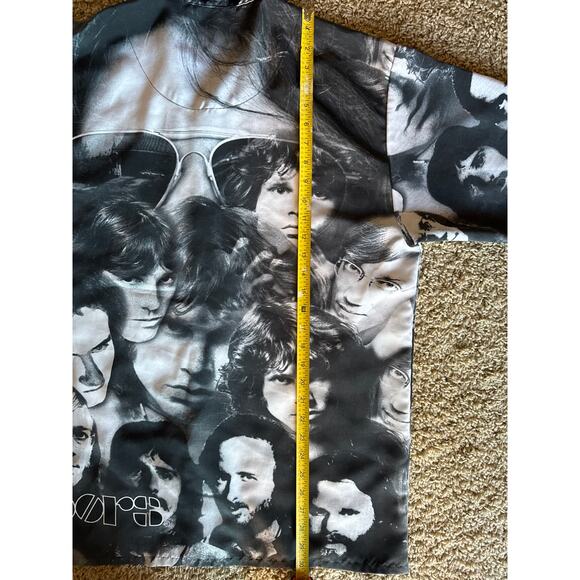 Vintage 2002 The Doors Oversized L AOP Polyester Button Up Short Sleeve - Picture 6 of 6